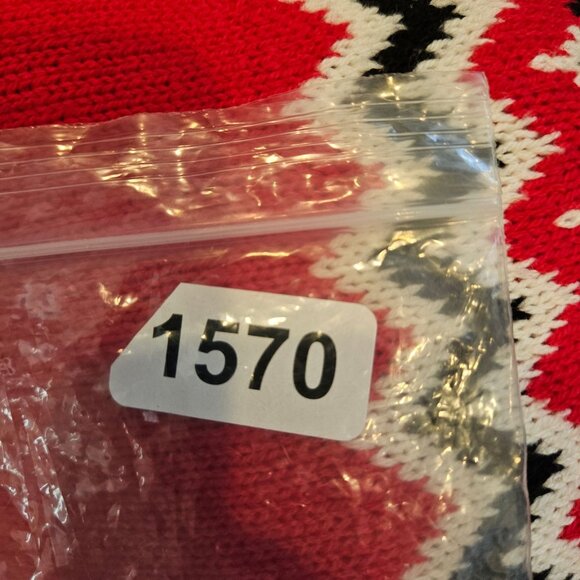 Style & Co Red Fair Isle Knit Sweater 2X Cotton Blend casual office Bold Party - Picture 11 of 12